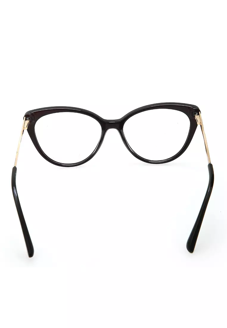 Kiano Kacamata Wanita Anti Radiasi Glasess Frame Material Plastic ORIGINAL - Black