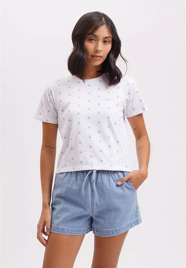 Penshoppe t shirt plain white online