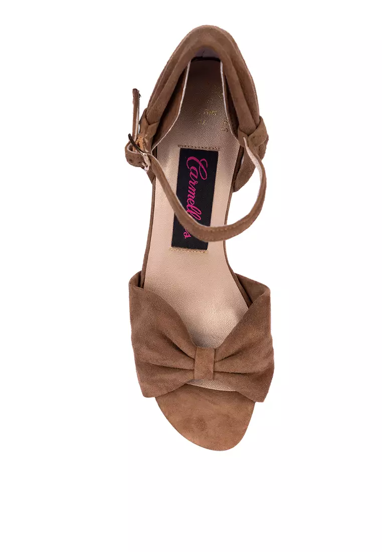 Suede Sandals Dancing Shoes