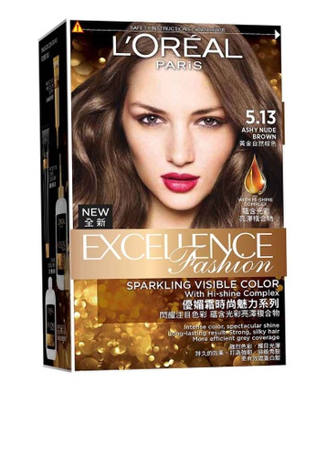 Buy L Oreal Paris L Oreal Paris Excellence Fashion Hair Color W Post Color Care 5 13 Ashy Nude Brown 21 Online Zalora Philippines