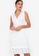ZALORA WORK white Fluted Hem Layered Dress FDA72AA1AE0F12GS_1