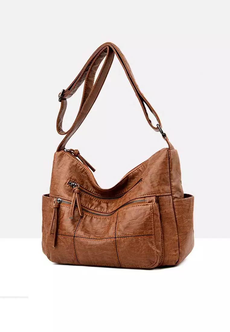 Pu new arrivals leather handbag