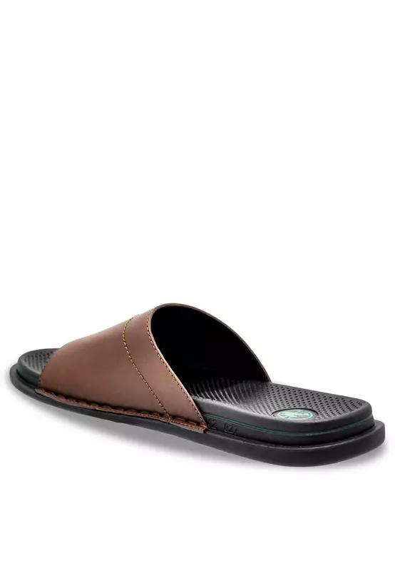 Slip On Faux Leather Casual Sandals