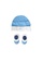 Nike blue Nike Unisex Newborn's Seasonal Hat & Bootie Set (0 - 6 Months) - University Blue 4FC22KAD40723CGS_2