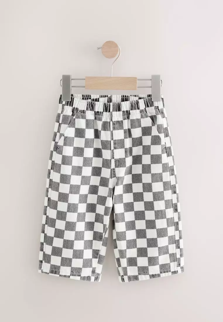 Pull On Wide Trousers