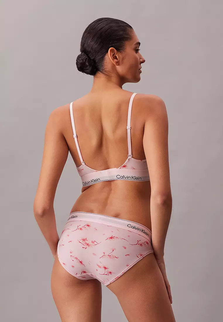 Icon Lightly Lined Triangle Bralette - Calvin Klein Underwear