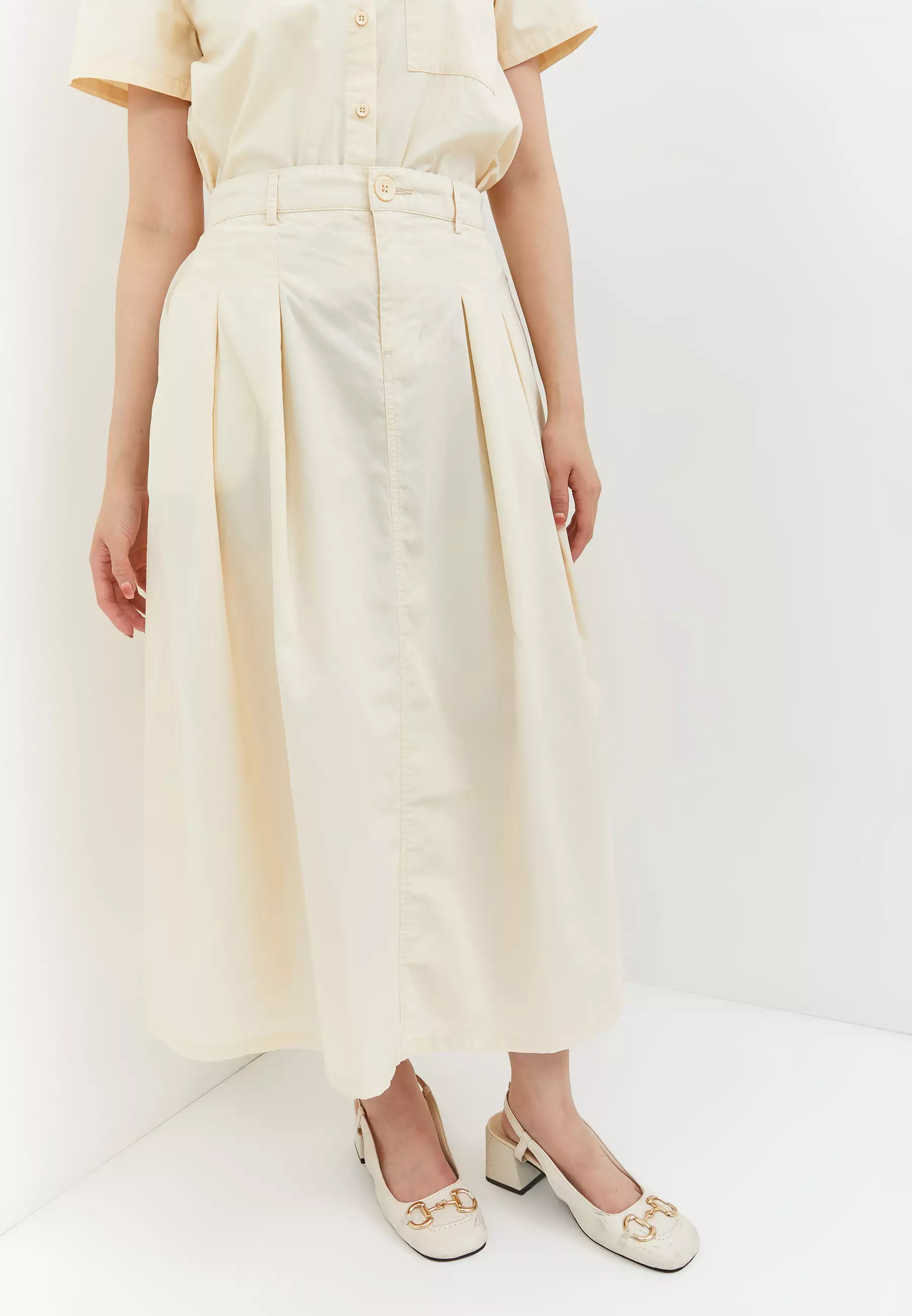 Zaina Cream Skirt (G.2203)