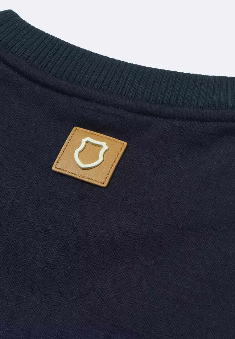 男裝滿印暗紋衛衣