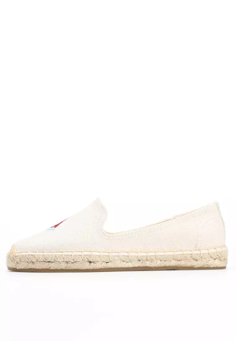 Embroidered Canvas Espadrilles HB45433