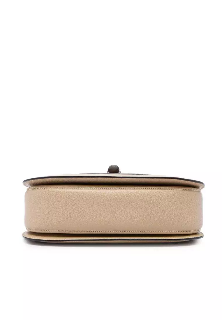 Pre-Loved Gucci Grained Calfskin Bamboo Night