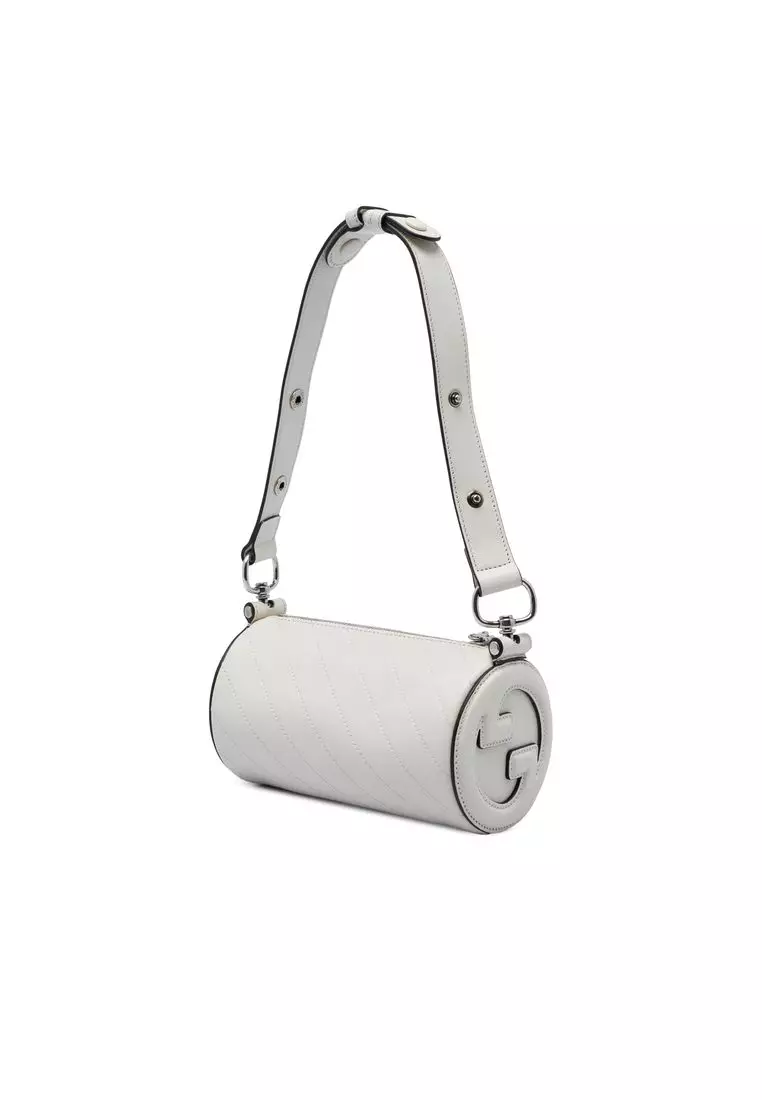 Pre-Loved Gucci Mini Calfskin Blondie Barrel Shoulder Bag