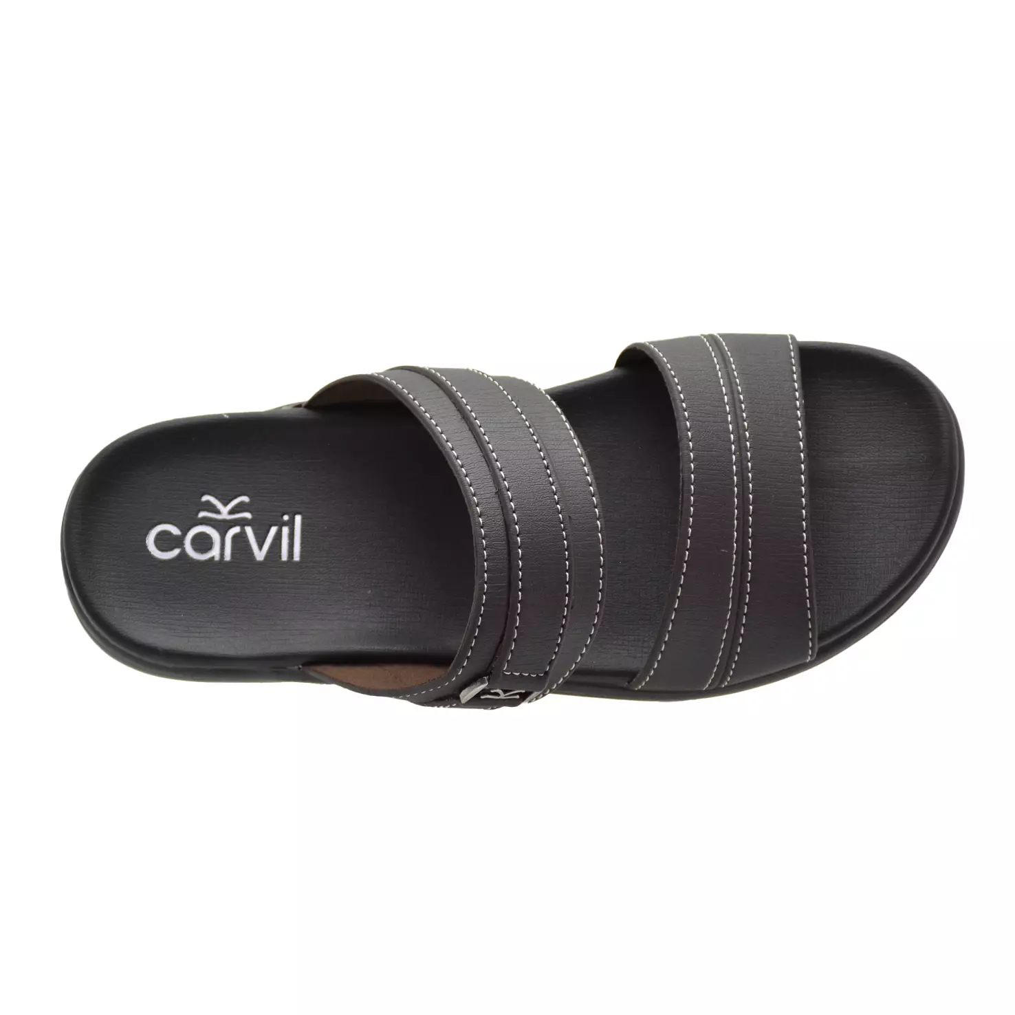 Carvil Sandal Pria Coventry-02 M Dark Brown