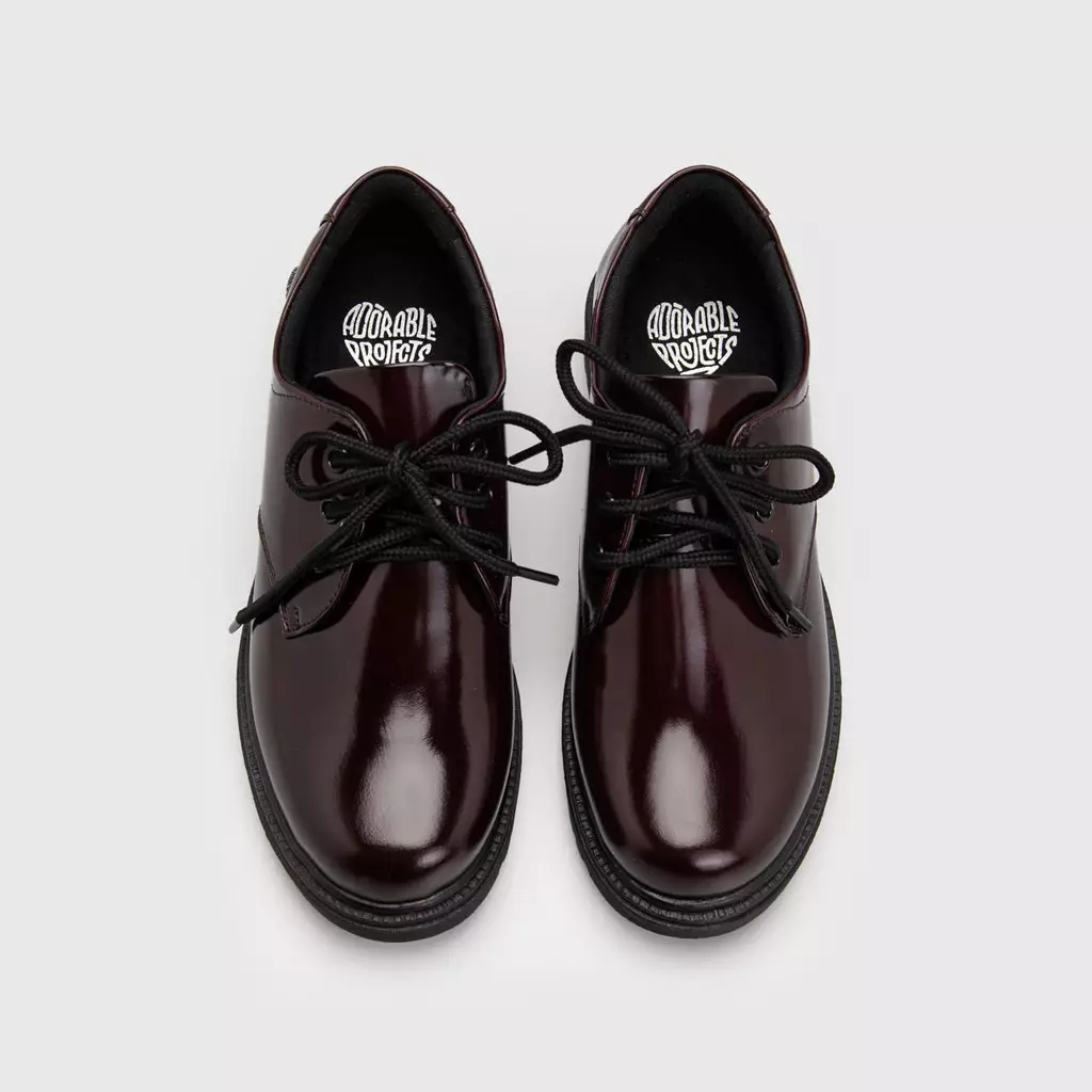 Jual Adorableprojects Vailey Oxford Brushed Off Genuine Leather Maroon ...