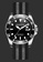 EGLANTINE black and grey and blue EGLANTINE® Diver's Watch, Steel Case, Black Dial and Turning Bezel, Quartz Movement, Black & Grey NATO Strap 67CA0AC1E56A2EGS_2