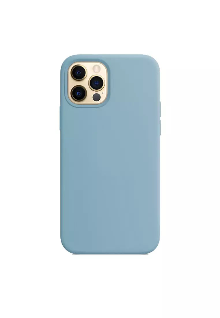 COOL Silicone Case for iPhone 12 Pro Max (Light Blue) - Cool