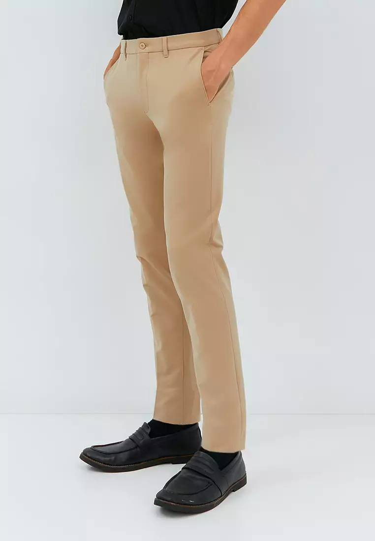 Jobb San Moritz Celana Panjang Modern Slim Fit Baige