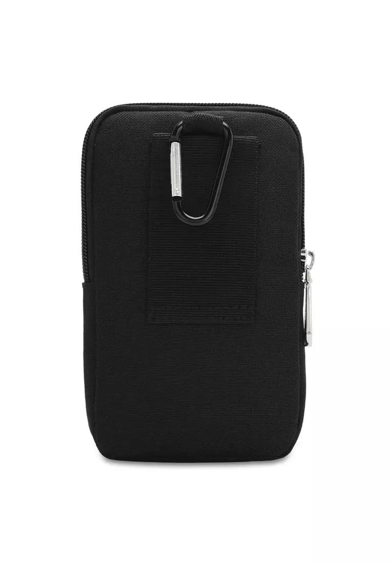 Travel Zip Pouch / Belt Bag - Black
