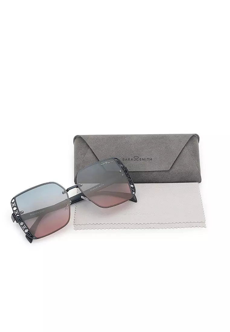 Unisex Polarized Oversized Sunglasses (Kacamata Hitam) - Biru