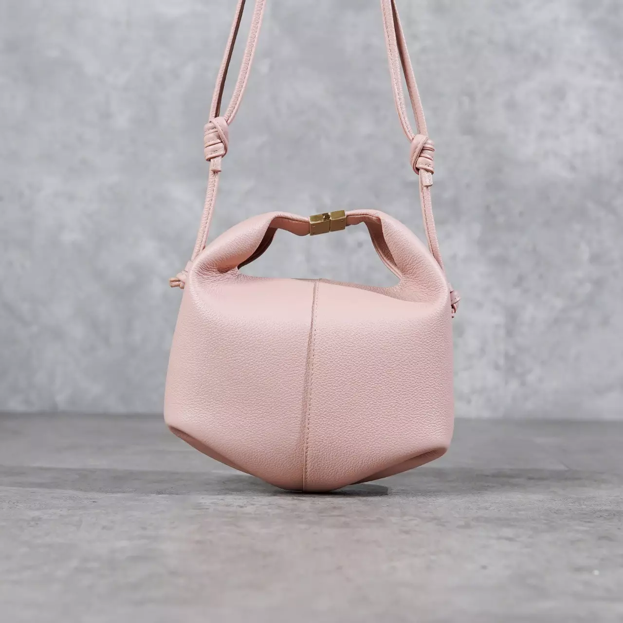 Tas POLENE BERI TEXTURE LEATHER BLUSH SHOULDER BAG 100% ORIGINAL