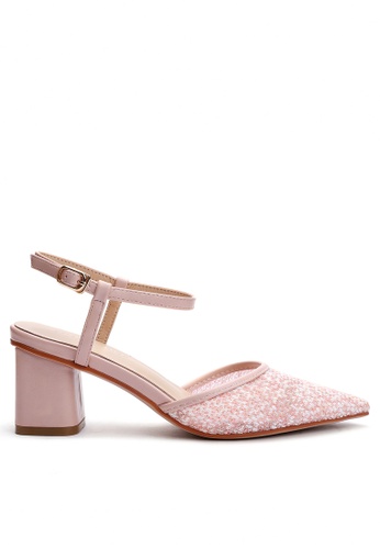 Twenty Eight Shoes pink Slingback Heel 053-15 C2888SH4B8E450GS_1