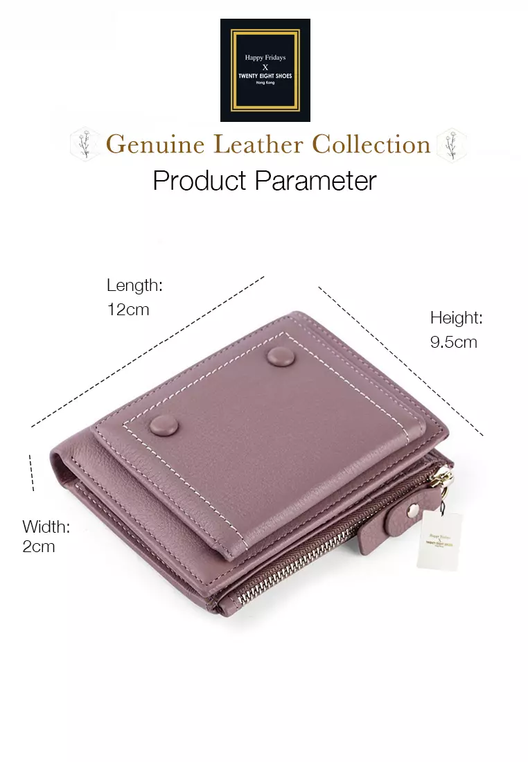 Full Grain Leather Bi-Fold Wallet JW YT-6020