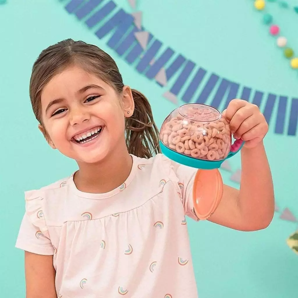 Skip Hop Zoo Snack Cup Octopus 222 ml - Tempat Cemilan Anak Sekolah