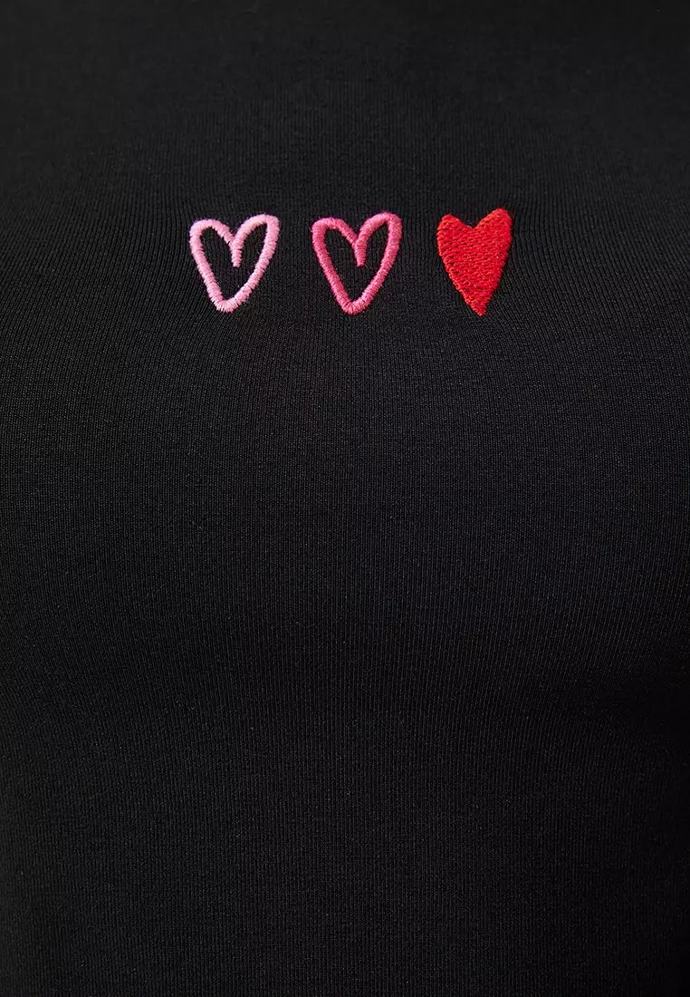Hearts Crop T-Shirt
