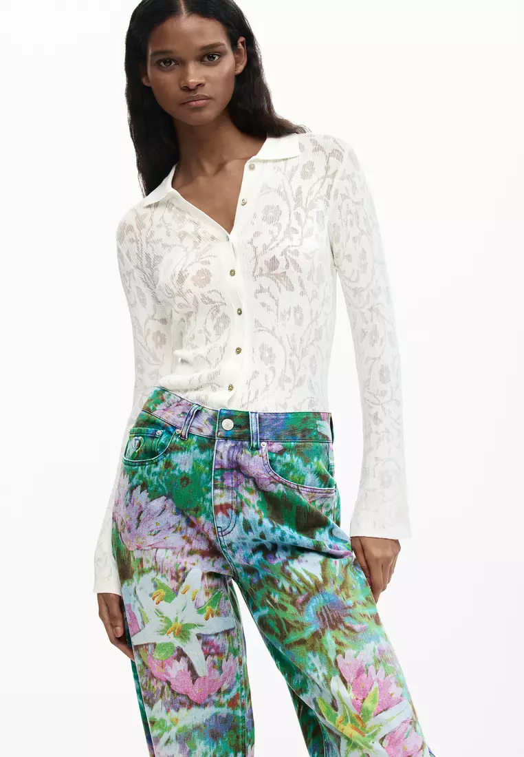 Buy Desigual Wild garden trousers 2026 Online | ZALORA