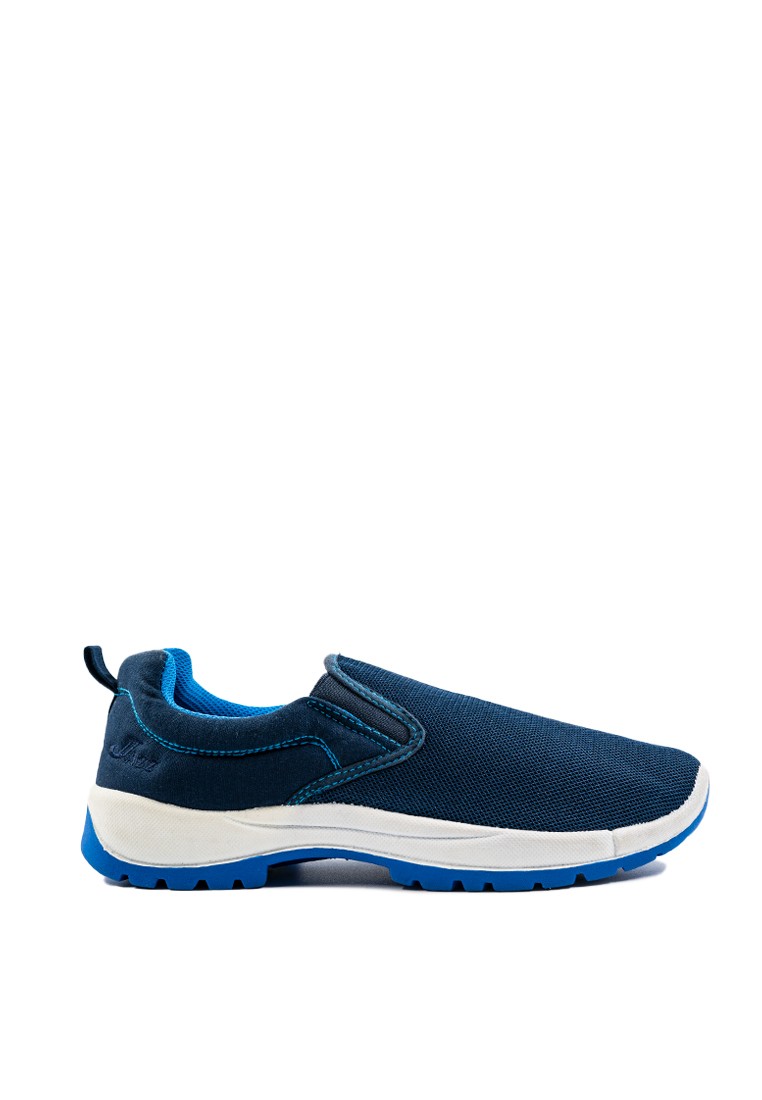 Pallas Jazz Casual Color Shoes Slip On 407-0316 Navy Blue
