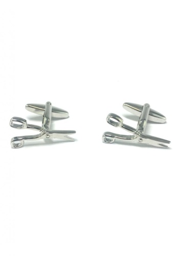 Splice Cufflinks silver Silver Scissors Cufflinks SP744AC54EMVSG_1