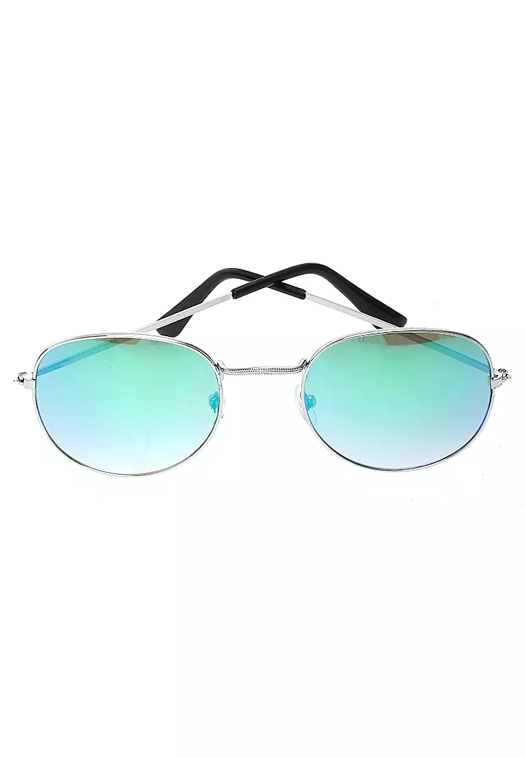Mackenzie Kacamata Aviator Polarized Lens Sunglasses UV Protection Frame Material Metal ORIGINAL - Green