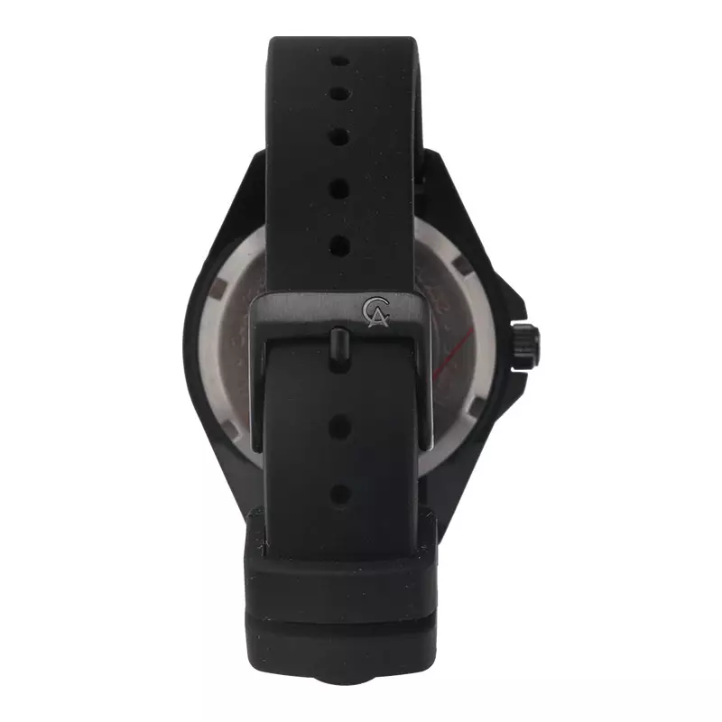 Jam Tangan Couple Alexandre Christie AC 8693 RIPSL Couple Sport White Dial Black Rubber Strap