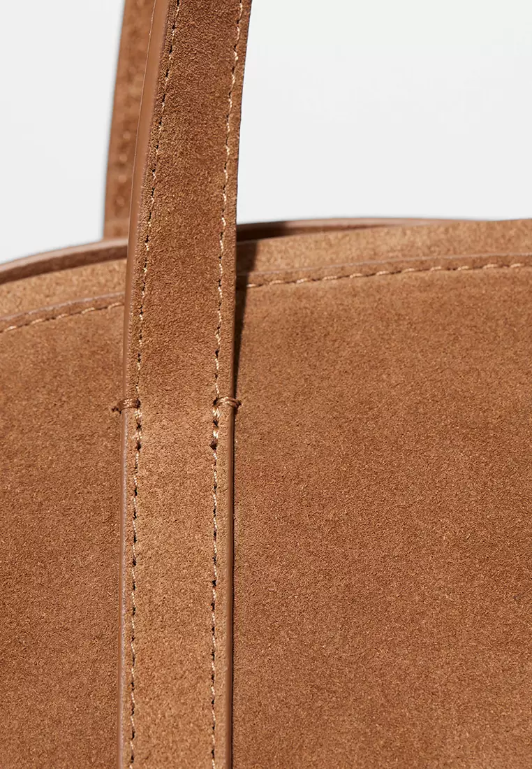 Suede Bowling Bag