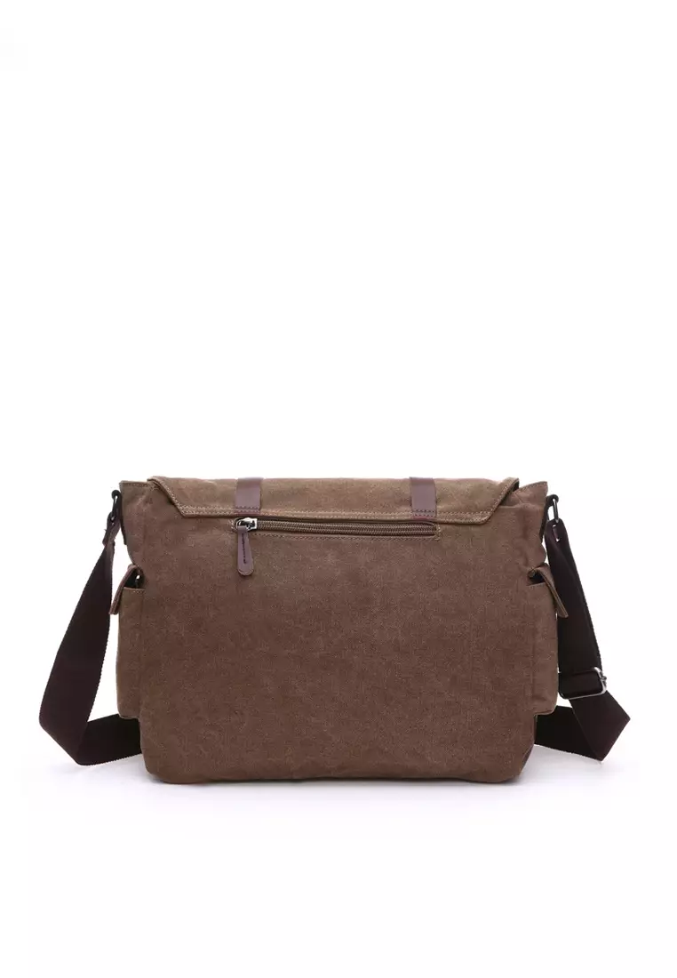 Canvas over shoulder bag store