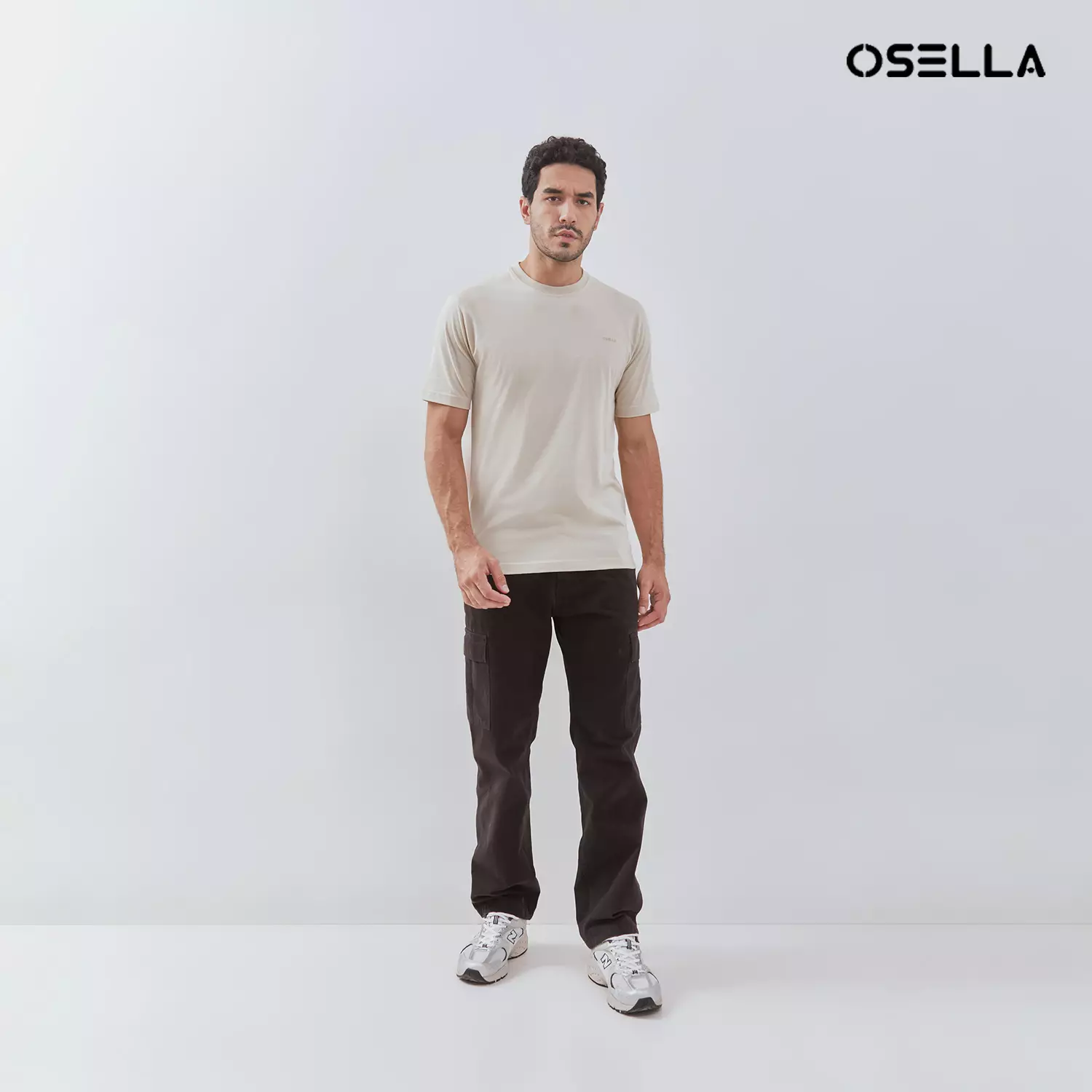 Osella Basic Reguler Fit T-Shirt 3072500350 | Atasan Kaos Basic Lengan Pendek Laki Laki