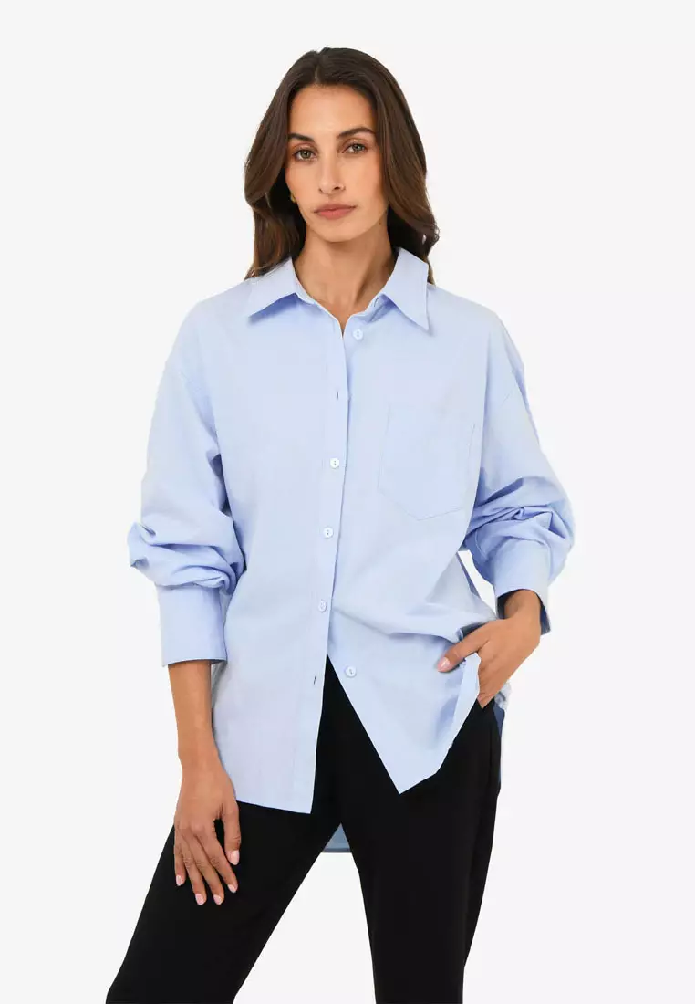 Chicago Oversized Cotton Shirt