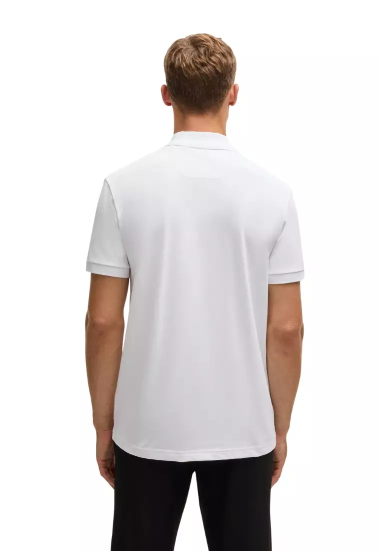 Boss Regular-fit polo shirt with logo detail