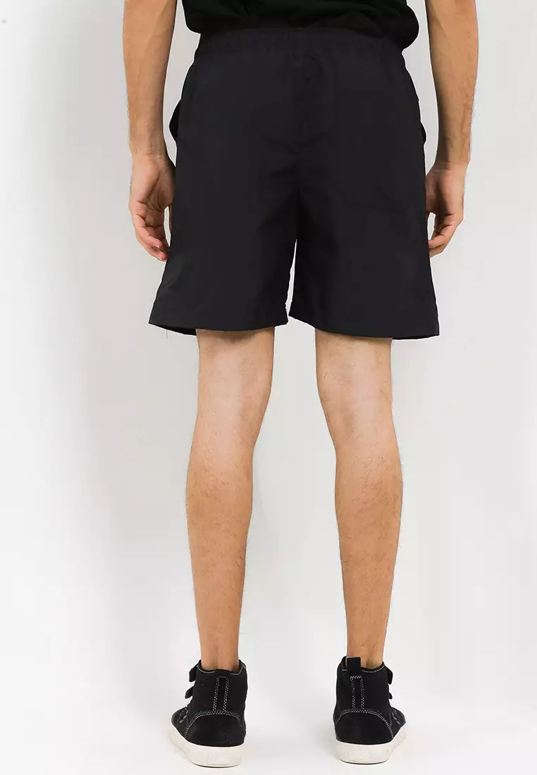 GRAHANGGRA Celana Boardshort Pants Polyester + Key Chain - Black