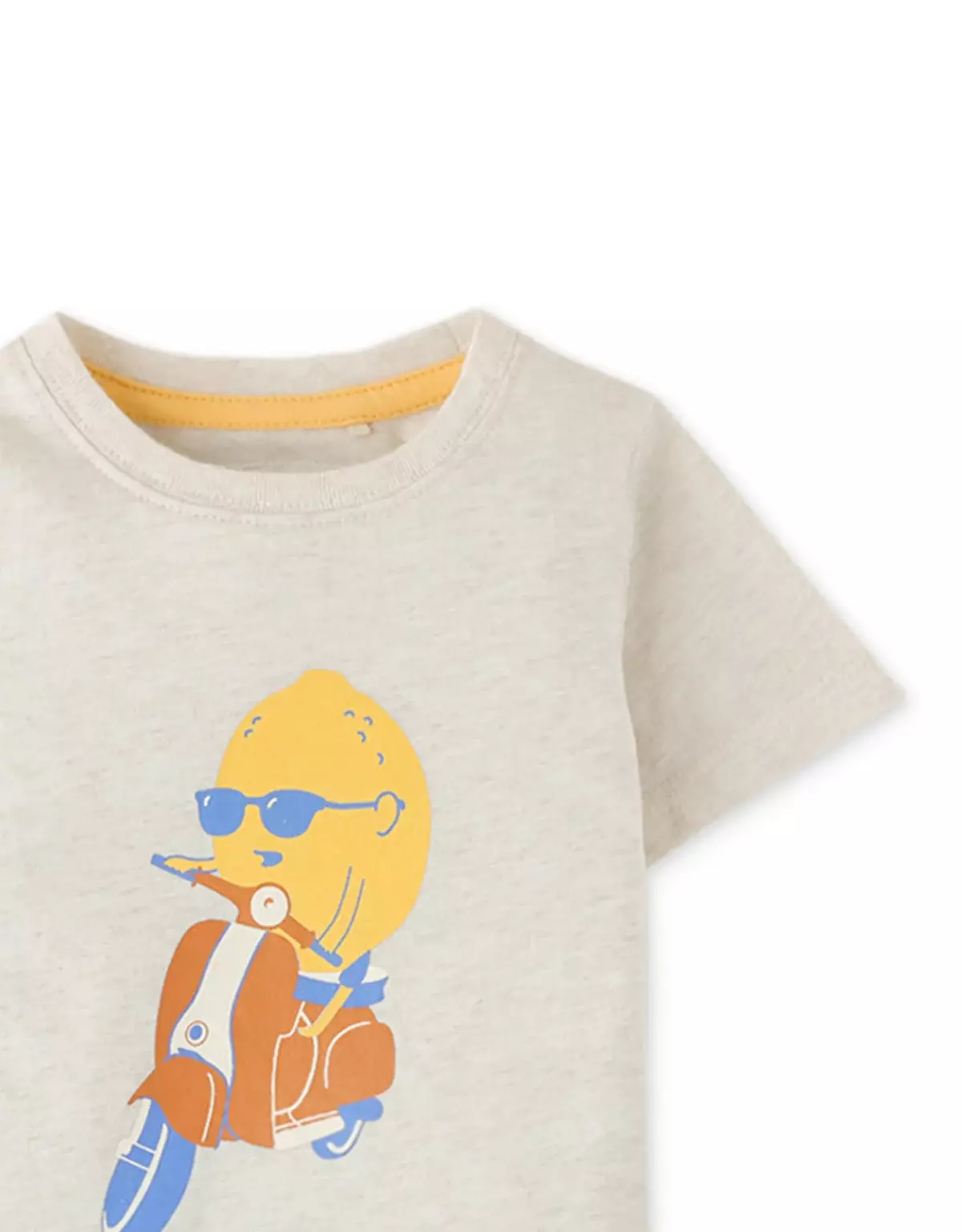 Gingersnaps Baby Amalfi Crush T-Shirt Beige - Kaos Bayi Laki-laki (Krem)