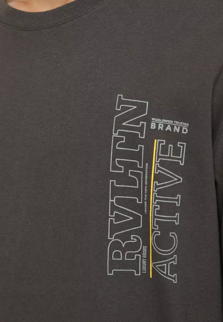 RBJ T-Shirt Cotton Lengan Panjang Pria 207131593