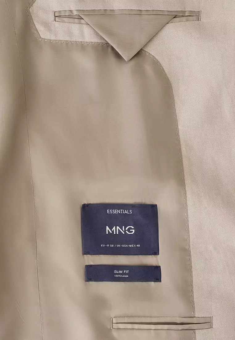 Amalfi 100% Linen Slim-Fit Suit Jacket