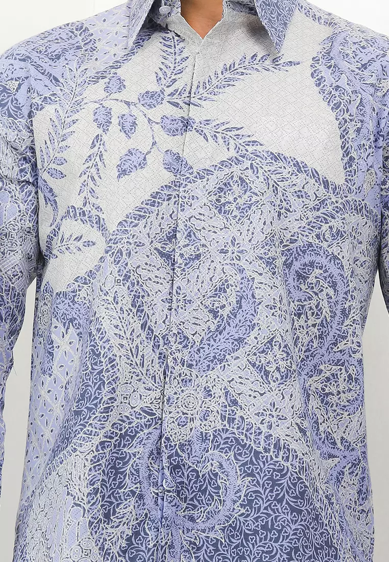 Aldric Shirt Kemeja Batik Katun Lengan Panjang