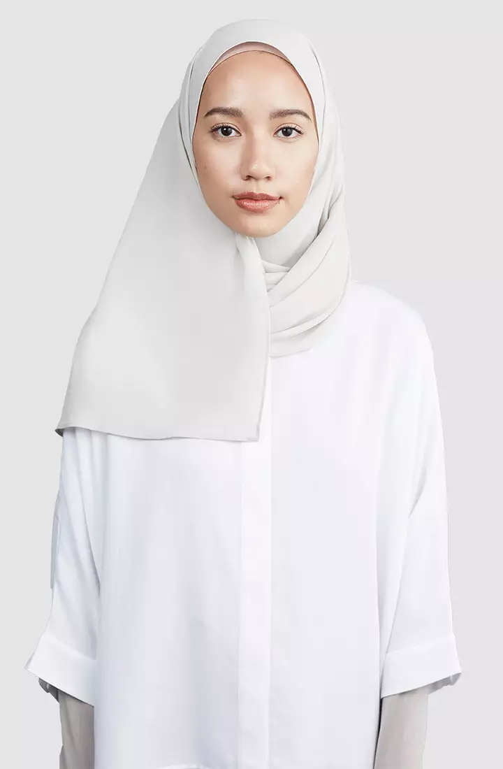 HUSNA ORIKAMI BOX PLEATED SCARF