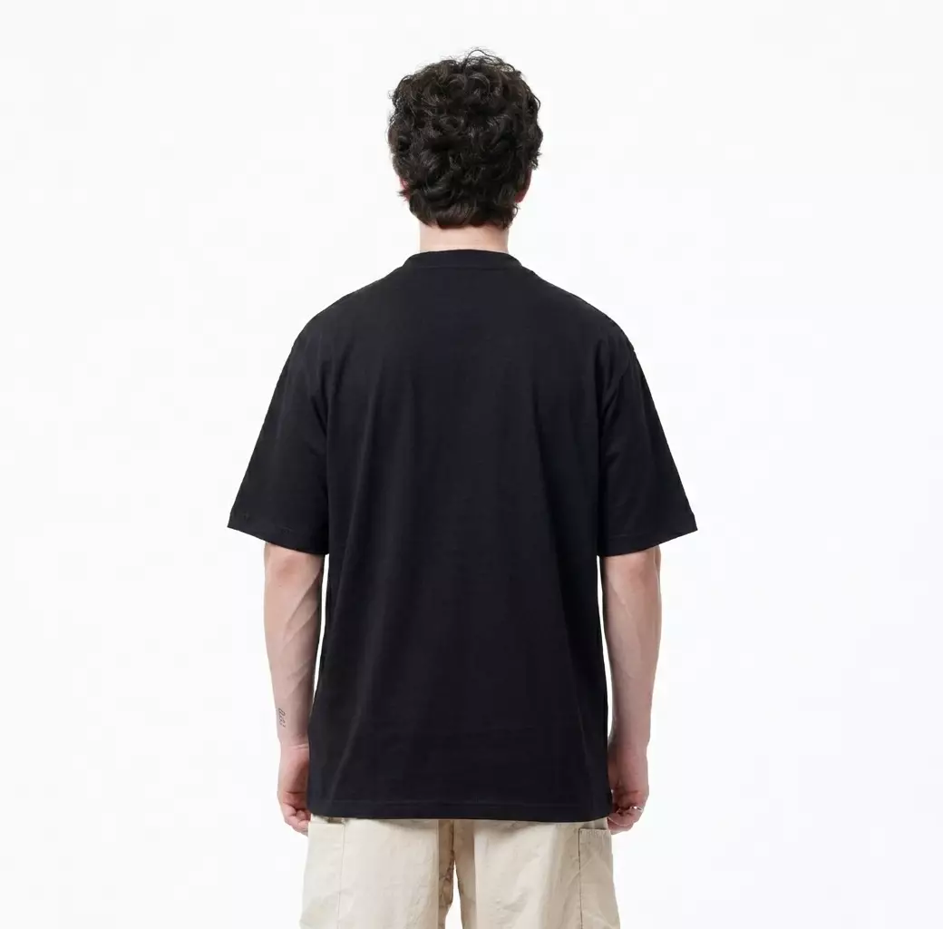 CELCIUS Kaos Lengan Pendek Oversize LIN001805C Hitam
