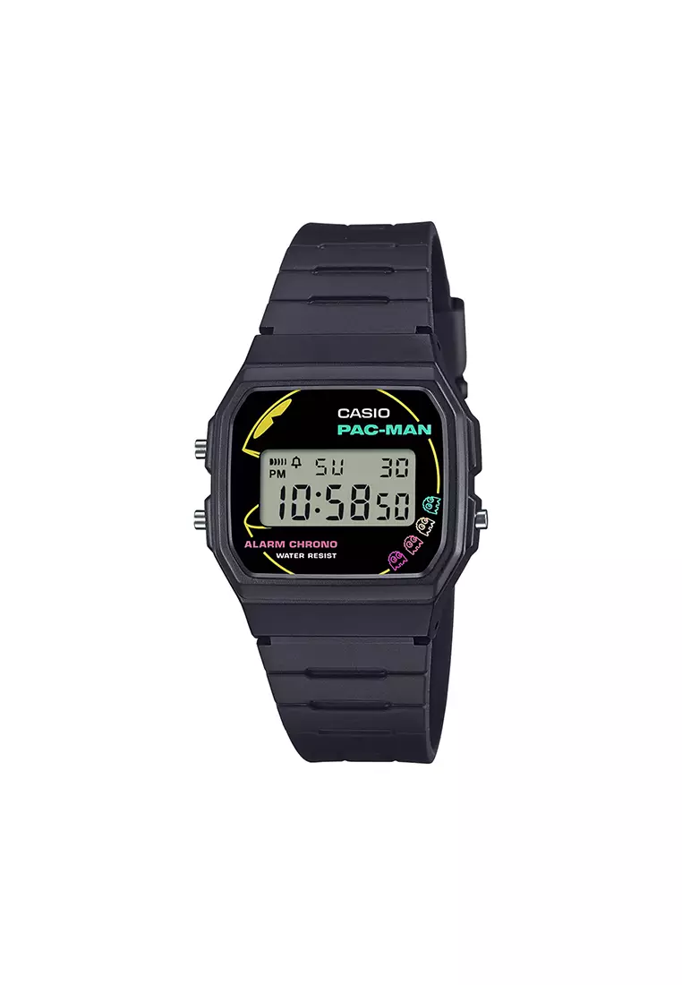 網上選購 Casio Pac-Man Collaboration F-91WPC-1A Unisex Digital Watch Black ...