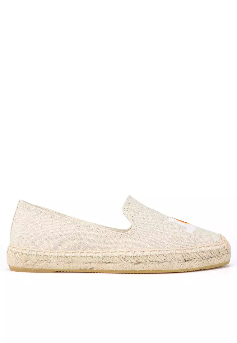 Discount on Twenty Eight Shoes  shoes - SKU: Platform Embroidery Linen Espadrilles Hb2301