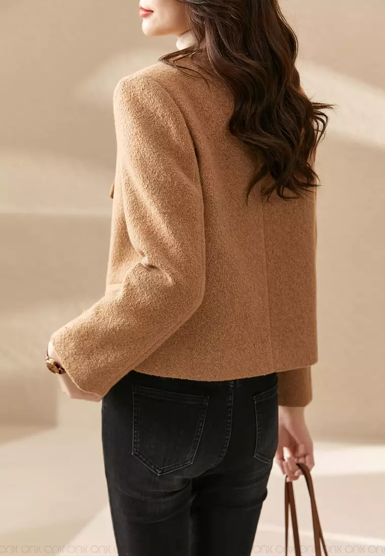 Retro hot sale wool coat