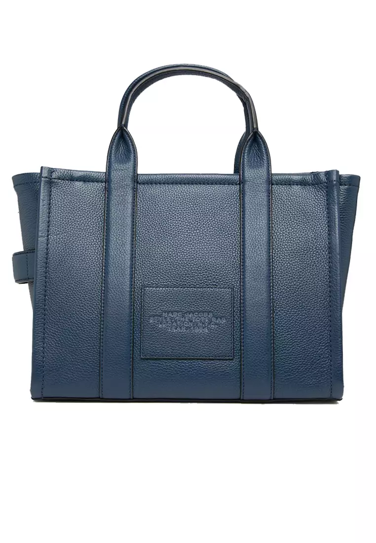 Buy Marc Jacobs The Leather Medium Tote Bag Blue Sea H004L01PF21