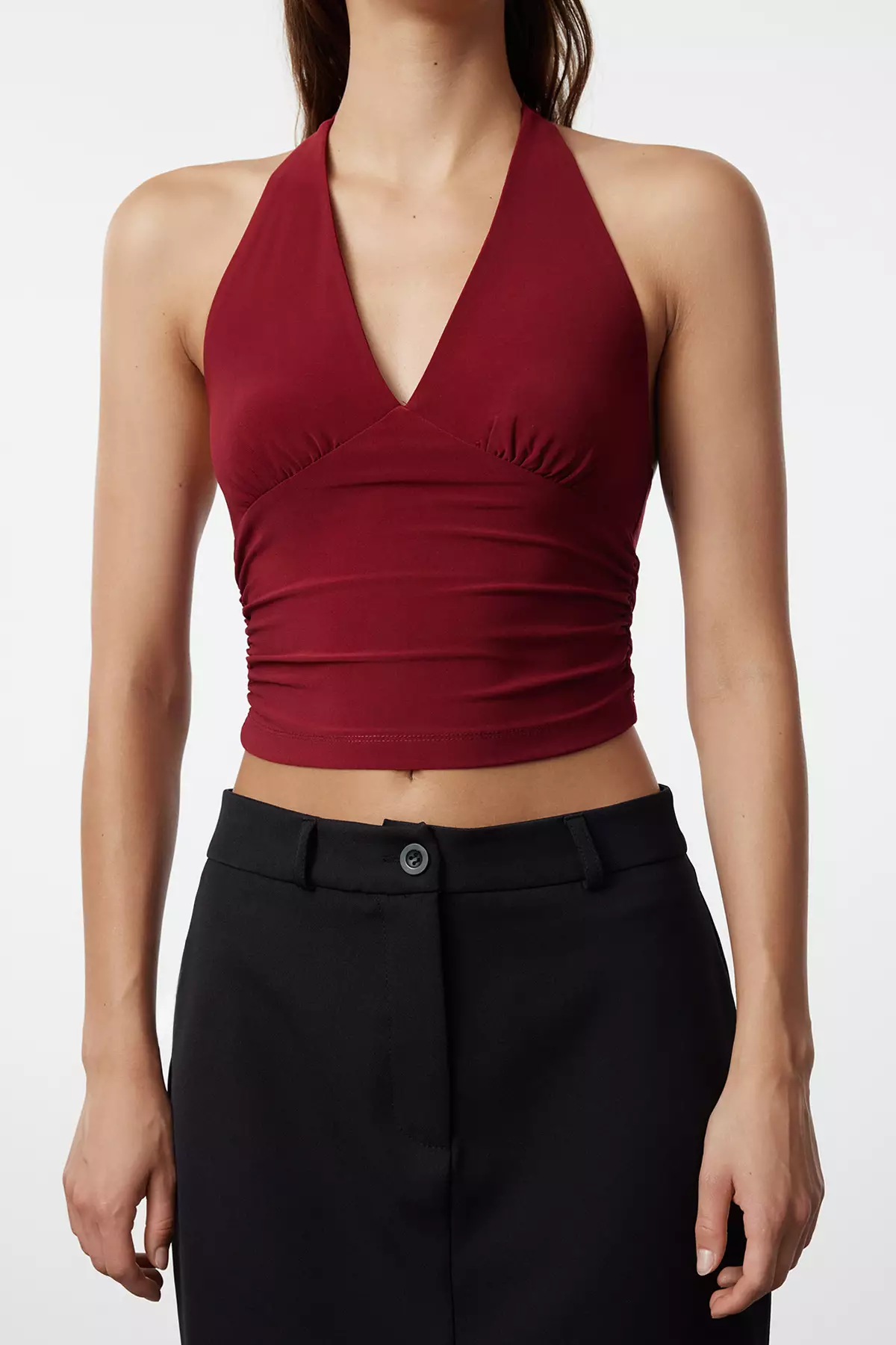 Halter Crop Blouse