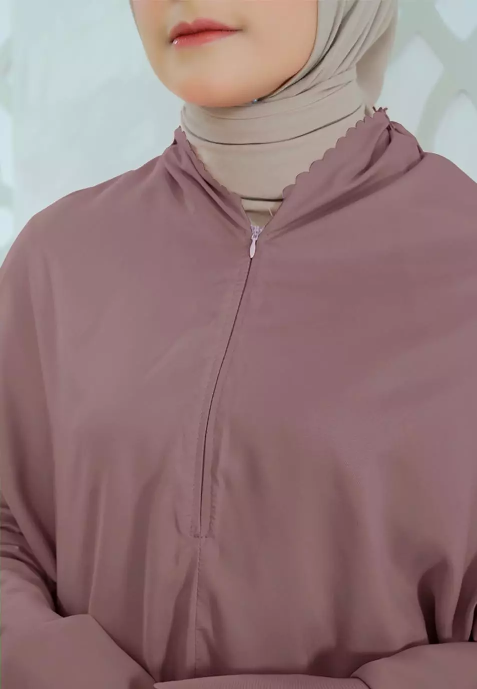 Zelena - Mukena Basic Sabira Lasercut 2in1 Prayer Set - Dewasa